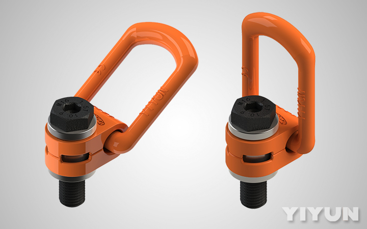 Side pull swivel hoist ring pr